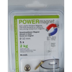Magnet Ø 10 mm mit Senkung zum Verschrauben