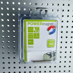 Blister Magnet Ø 5 x 2 mm Inhalt 20 Stück