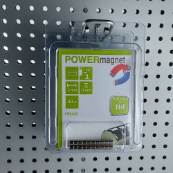 Blister Magnet Ø 5 x 4 mm Inhalt 20 Stück