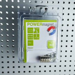 Blister Magnet Ø 14 x 5 mm Inhalt 5 Stück