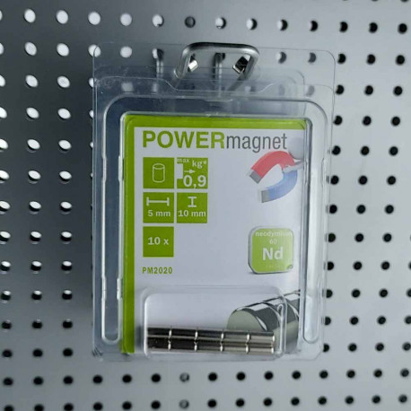 Blister Stabmagnet Ø 5 x 10 mm Inhalt 10 Stück