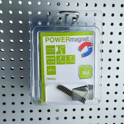 Blister Quadermagnet 7 x 3 x 2 mm Inhalt 20 Stück