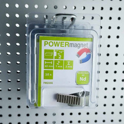 Blister Quadermagnet 10 x 7 x 3 mm Inhalt 10 Stück