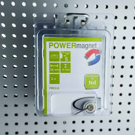 Magnet Ø 16 mm mit Senkung zum Verschrauben