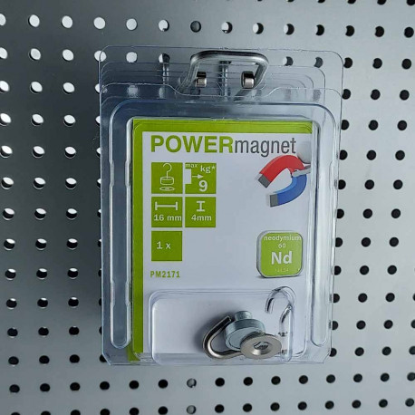 Blister Hakenmagnet Ø 16mm Inhalt 1 Stück