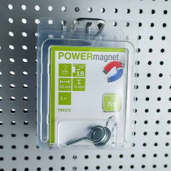 Blister Hakenmagnet Ø 20 mm Inhalt 1 Stück