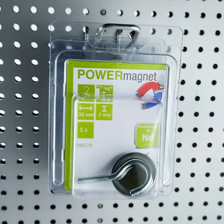 Blister Hakenmagnet Ø 32 mm Inhalt 1 Stück