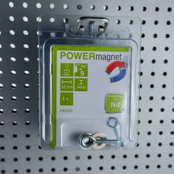 Blister Hakenmagnet Ø 16mm Inhalt 1 Stück
