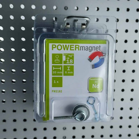 Blister Hakenmagnet Ø 20mm Inhalt 1 Stück