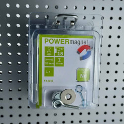 Blister Hakenmagnet Ø 20mm Inhalt 1 Stück