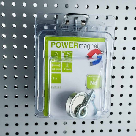 Blister Ösenmagnet Ø 23mm Inhalt 1 Stück
