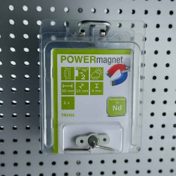Verschraubbares Magnetgehäuse mit Magnet 10x5mm