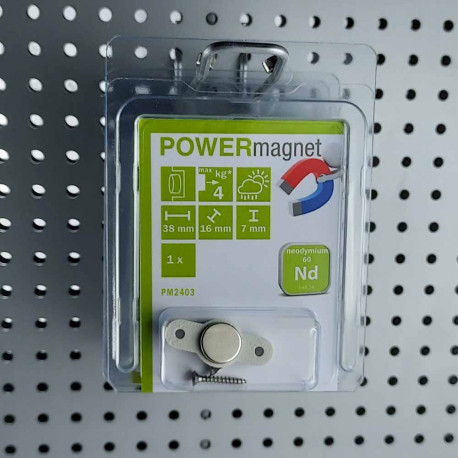 Magnetgehäuse mit Magnet 14x5 mm verschraubbar
