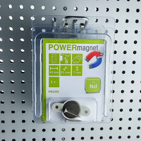 Magnetgehäuse mit Magnet 14x5 mm verschraubbar