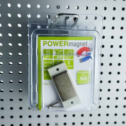 Magnetgehäuse mit Magnet 35x20x5 mm verschraubbar